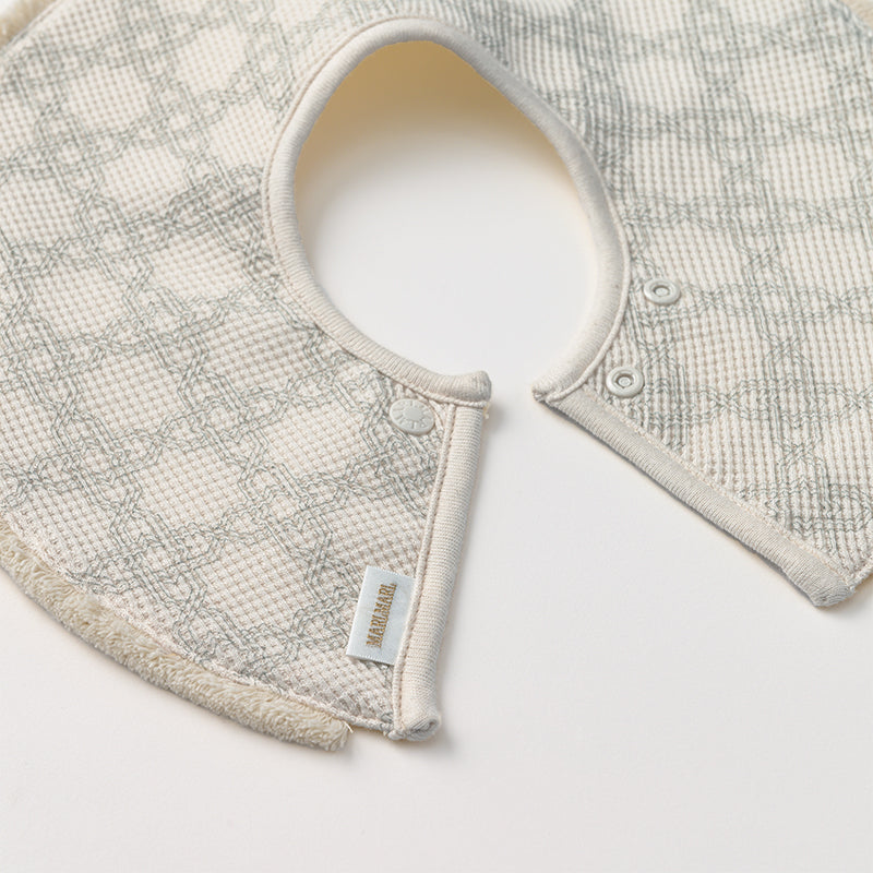 BIB/organic 6 fringe sage法國摩洛哥風格天然華夫格布料有機棉