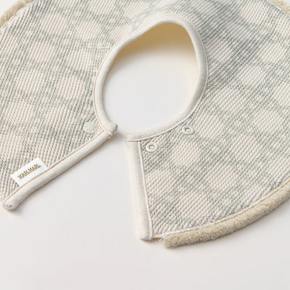 BIB/organic 6 fringe sage法國摩洛哥風格天然華夫格布料有機棉