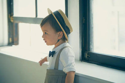 bodysuits 1 pintuck white領結白襯衫貼身包屁衣