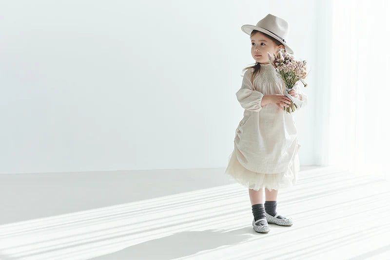 dress 2 shirring pink米粉色連衣裙洋裝