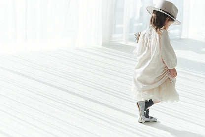 dress 2 shirring pink米粉色連衣裙洋裝