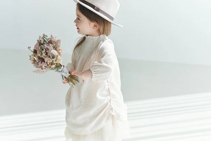 dress 2 shirring pink米粉色連衣裙洋裝