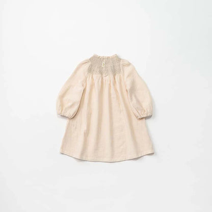dress 2 shirring pink米粉色連衣裙洋裝