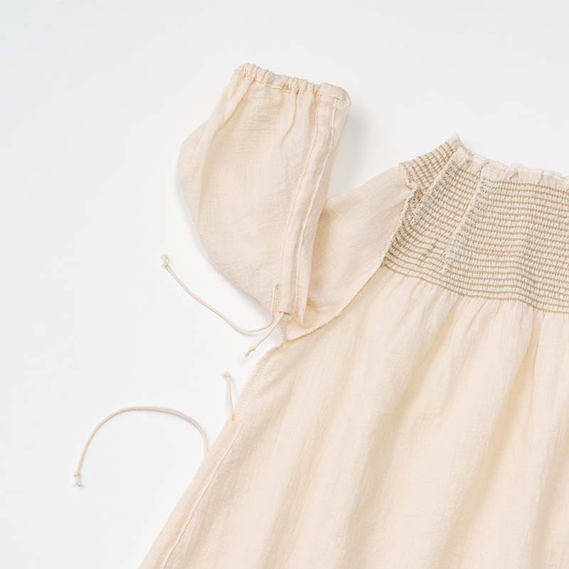 dress 2 shirring pink米粉色連衣裙洋裝