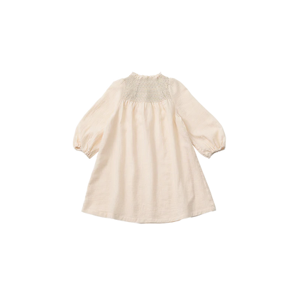 dress 2 shirring pink米粉色連衣裙洋裝