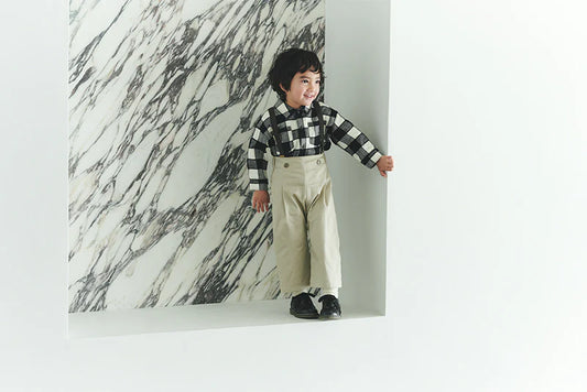 slacks 1 swanky beige吊帶休閒長褲可拆卸