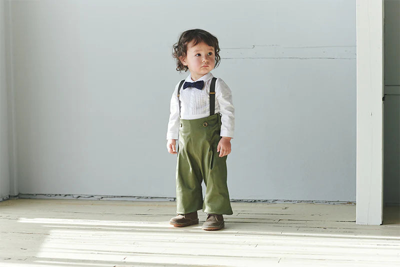 slacks 2 swanky khaki吊帶休閒長褲可拆卸