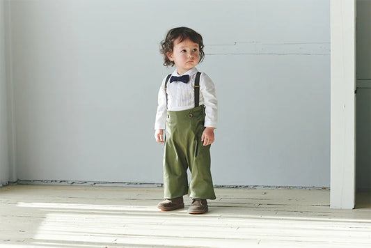 slacks 2 swanky khaki吊帶休閒長褲可拆卸