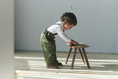 slacks 2 swanky khaki吊帶休閒長褲可拆卸