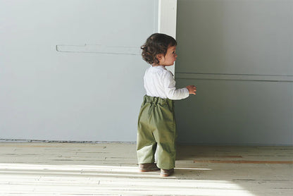 slacks 2 swanky khaki吊帶休閒長褲可拆卸