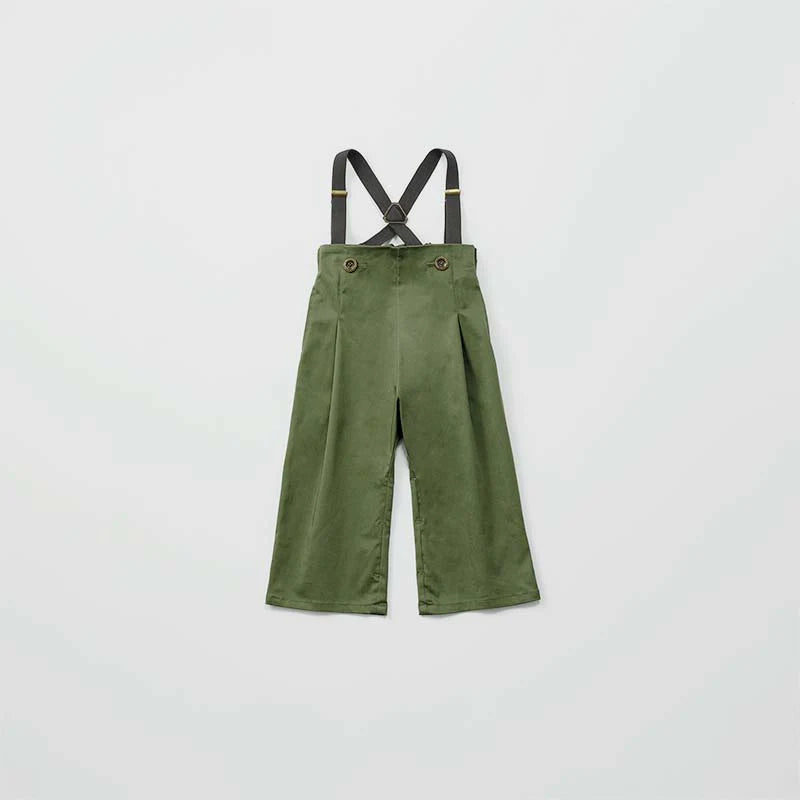 slacks 2 swanky khaki吊帶休閒長褲可拆卸