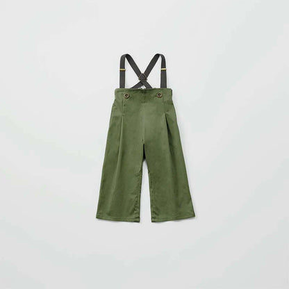 slacks 2 swanky khaki吊帶休閒長褲可拆卸