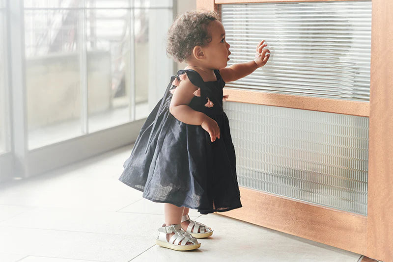 loisir sun dress 2 navy深藍色渡假風亞麻洋裝連身裙