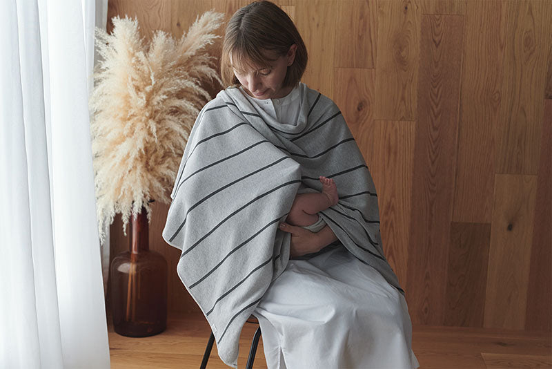 「日本製」okurumi 1 sakura針織襁褓毯子哺乳巾斗篷