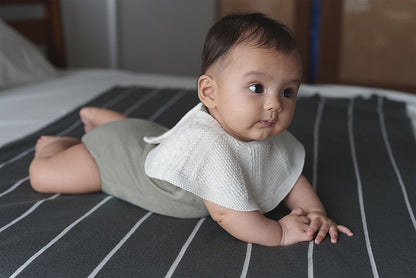 「日本製」okurumi 3 sumi針織襁褓毯子哺乳巾斗篷