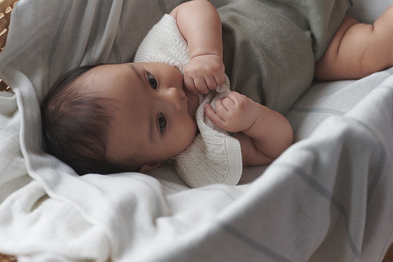 「日本製」okurumi 3 sumi針織襁褓毯子哺乳巾斗篷