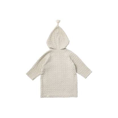 Organic hooded bathrobe多用途華夫格兒童浴袍三色1～4歲