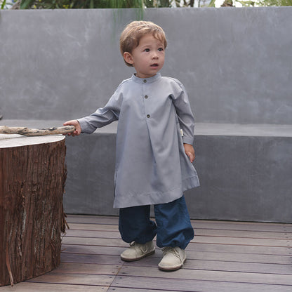 kardia 1 sage防污圍裙式洋裝適合用餐繪畫手工