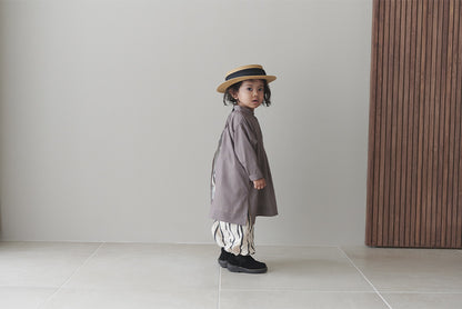 kardia 2 olive防污圍裙式洋裝適合用餐繪畫手工