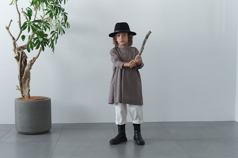 kardia 2 olive防污圍裙式洋裝適合用餐繪畫手工