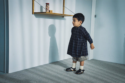 kardia 3 graph black防污圍裙式洋裝適合用餐繪畫手工