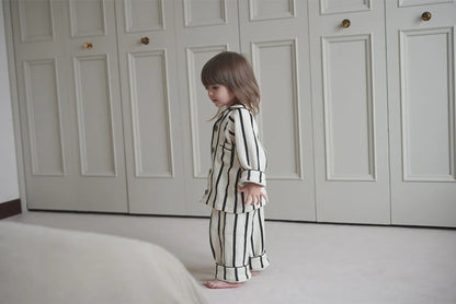 家居系列calmy 1 stripet條紋兒童睡衣