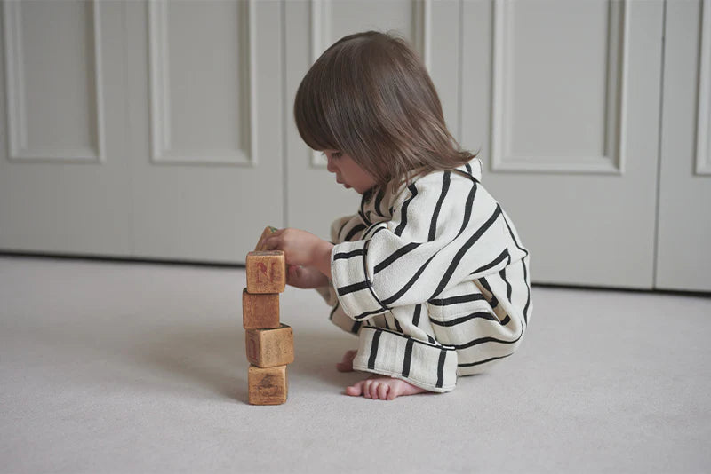 家居系列calmy 1 stripet條紋兒童睡衣