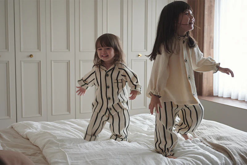 家居系列calmy 1 stripet條紋兒童睡衣