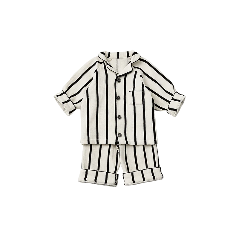 家居系列calmy 1 stripet條紋兒童睡衣