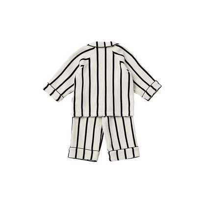 家居系列calmy 1 stripet條紋兒童睡衣