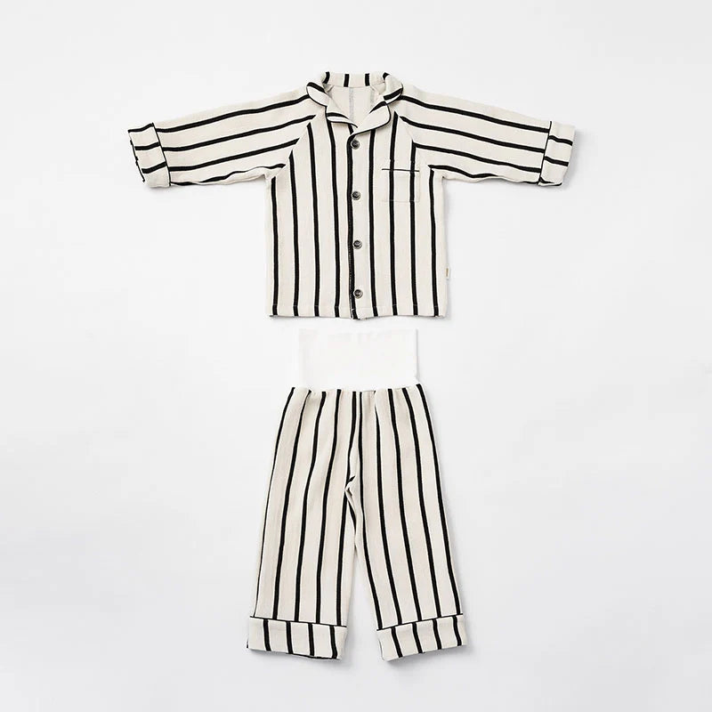 家居系列calmy 1 stripet條紋兒童睡衣