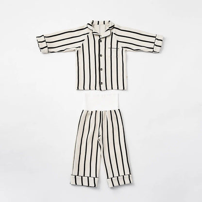 家居系列calmy 1 stripet條紋兒童睡衣