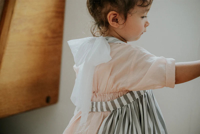 Dining Apron bouquet 4 stripe餐飲玩樂防污圍裙