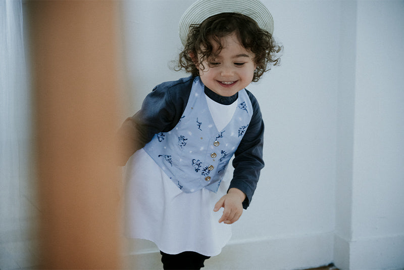 Dining Apron Garcon 5 dinosaurs恐龍圖案圍裙