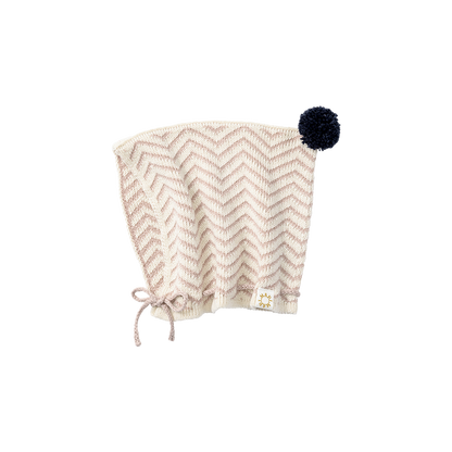 「日本製造」knit bonnet 5 yamaji momo無縫編織秋冬針織帽3m~2y