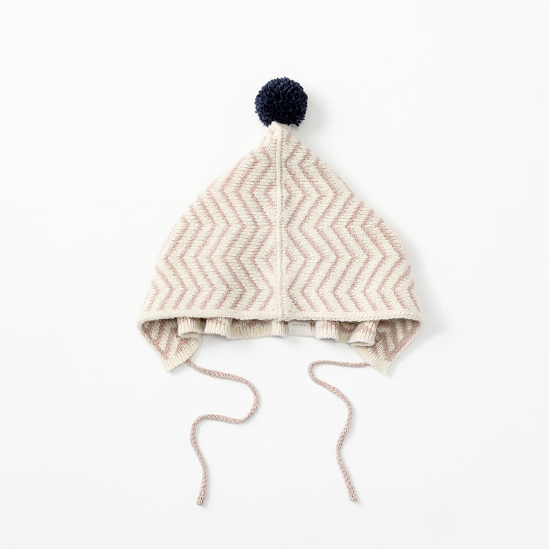 「日本製造」knit bonnet 5 yamaji momo無縫編織秋冬針織帽3m~2y