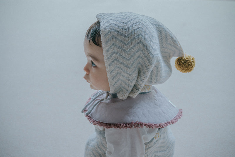 「日本製造」knit bonnet 6 yamaji mizu無縫編織秋冬針織帽3m~2y