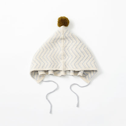 「日本製造」knit bonnet 6 yamaji mizu無縫編織秋冬針織帽3m~2y