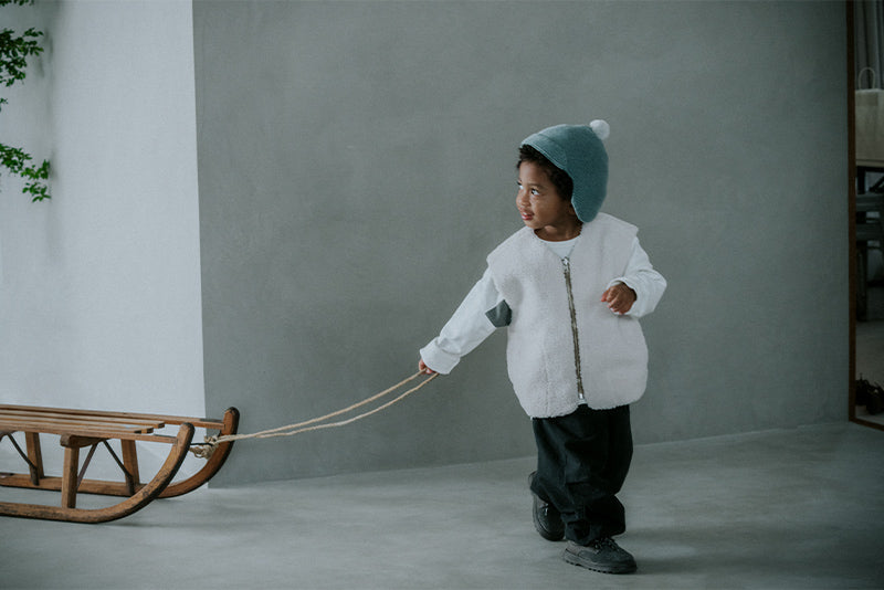 「日本製造」watch cap 針織帽2-5year