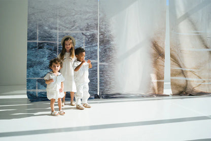 paddle rompers 1 graph white白色方格水手風燈籠褲連體衣