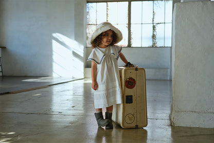 paddle dress 1 white白色水手風連身裙