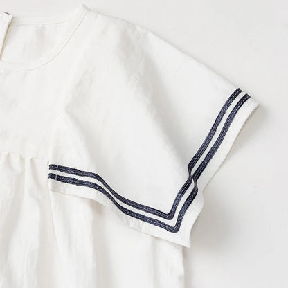 paddle dress 1 white白色水手風連身裙