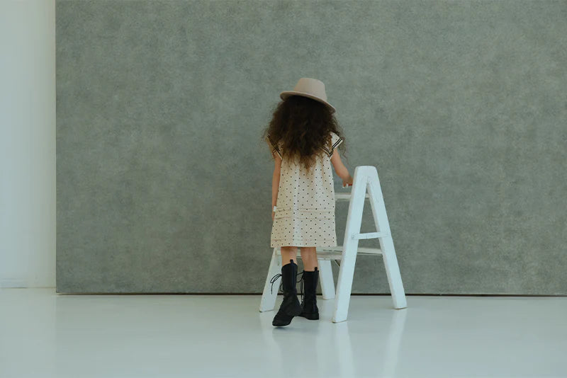 paddle dress 3 pindot 米色波點水手風連身裙