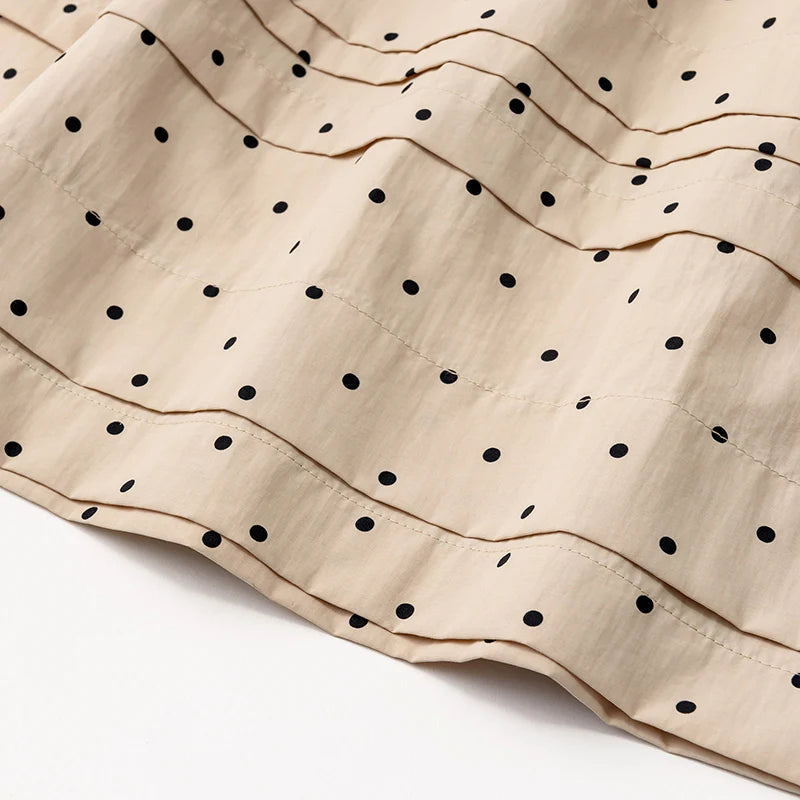 paddle dress 3 pindot 米色波點水手風連身裙