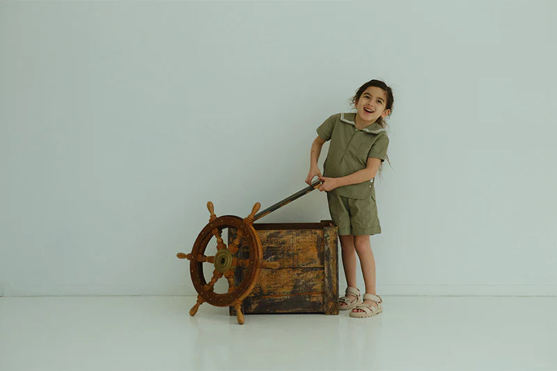 paddle shirts 三色水手風襯衫男女寶適用