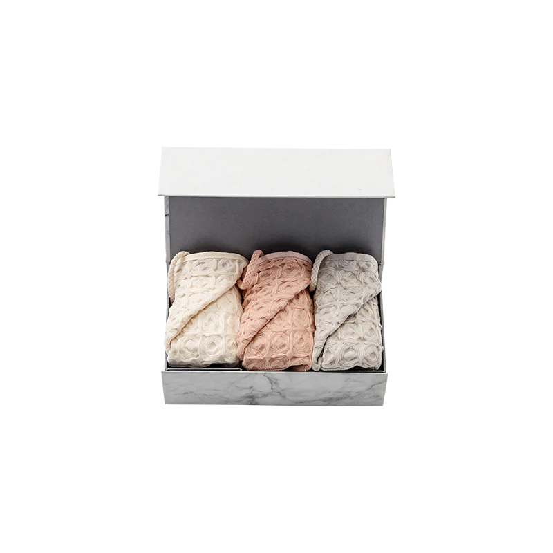 Organic loop towel 100% 有機棉華夫格毛巾三色