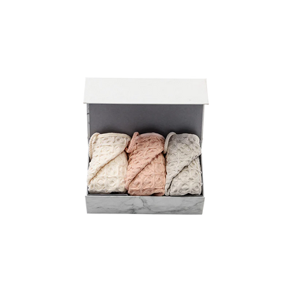 Organic loop towel 100% 有機棉華夫格毛巾三色