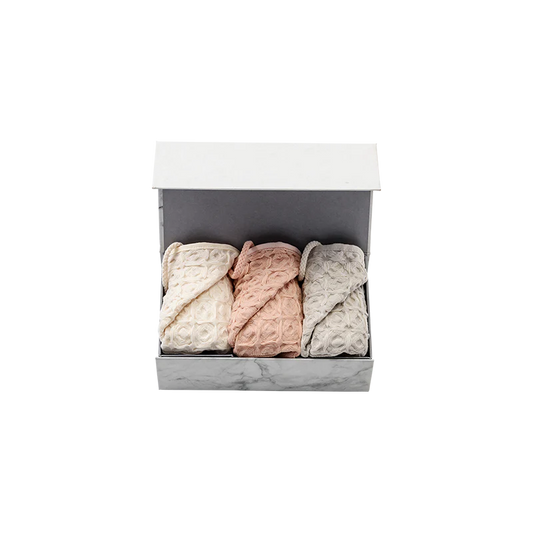 Organic loop towel 100% 有機棉華夫格毛巾三色