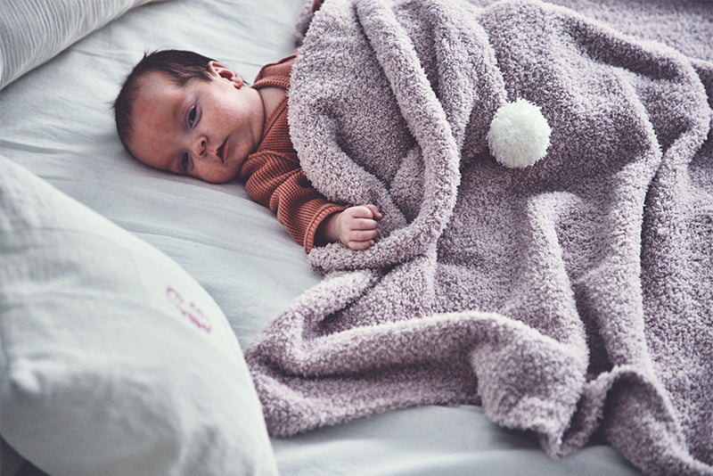 Organic hooded blanket 1 pink粉色多用途多功能嬰兒毯（可刺繡）