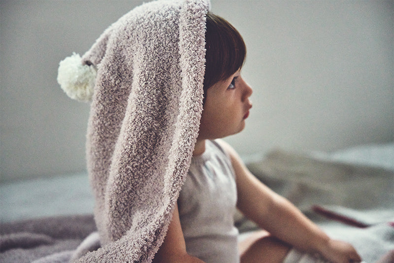 Organic hooded blanket 1 pink粉色多用途多功能嬰兒毯（可刺繡）